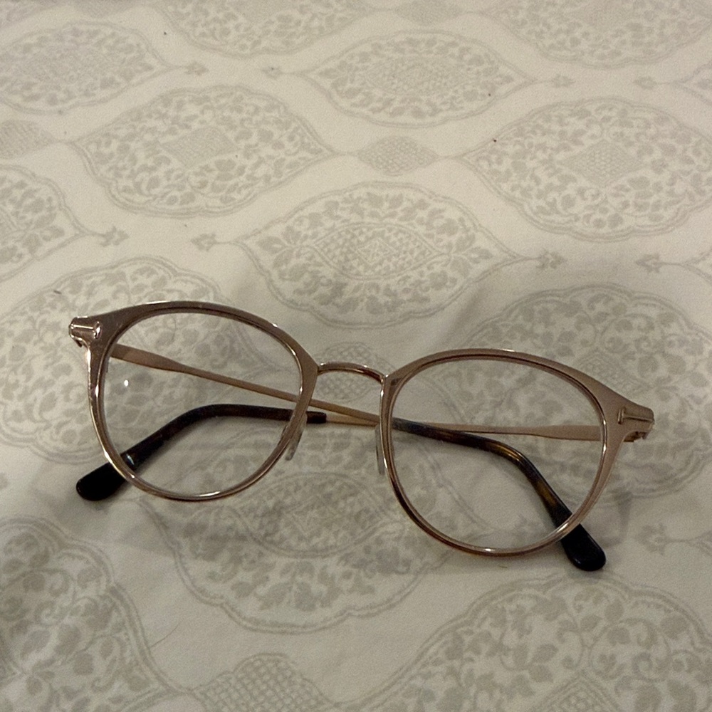 Gold tom ford glasses
